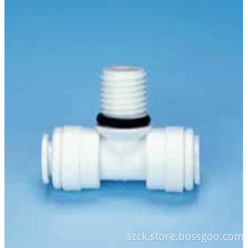 male tee adapter quick connector fitting